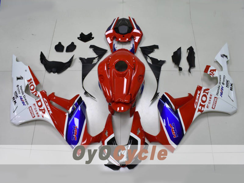 Spritzguss-Verkleidungssatz für 17-19 CBR1000RR - Rot, Blau, Weiß - Werksstil #OYO87914595