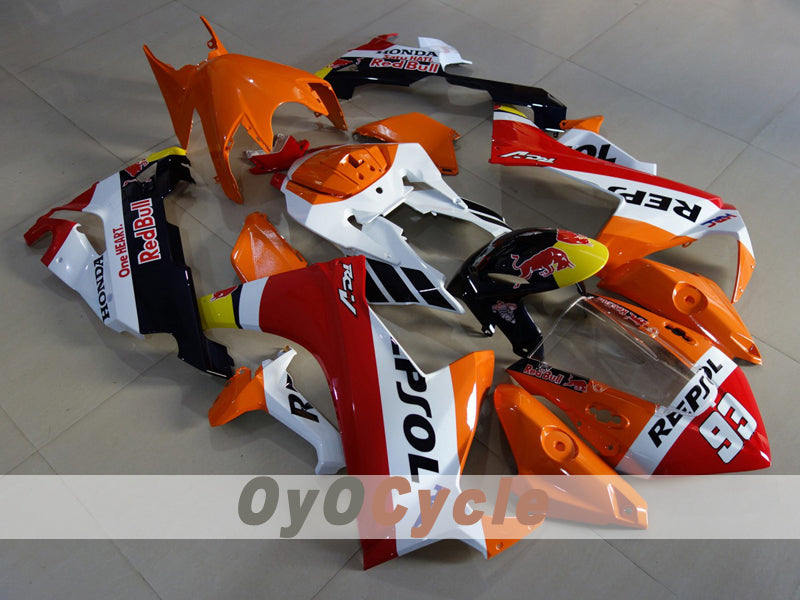 Einspritzverkleidungssatz für 17-19 CBR1000RR - Rot, Orange - Repsol #OYO87914589 Hauptbild