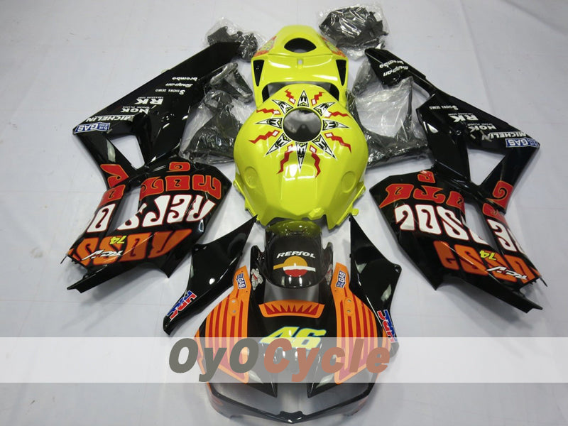 Einspritzverkleidungssatz für 13-20 CBR600RR - Orange, Gelb - Rossi #OYO87914566 Hauptbild