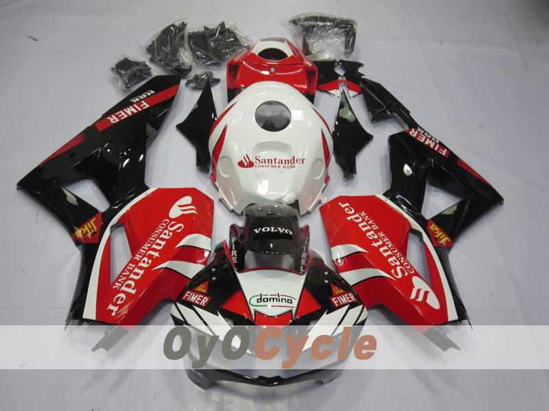Einspritzverkleidungssatz für 13-20 CBR600RR - Rot, Weiß - Santander #OYO87914567