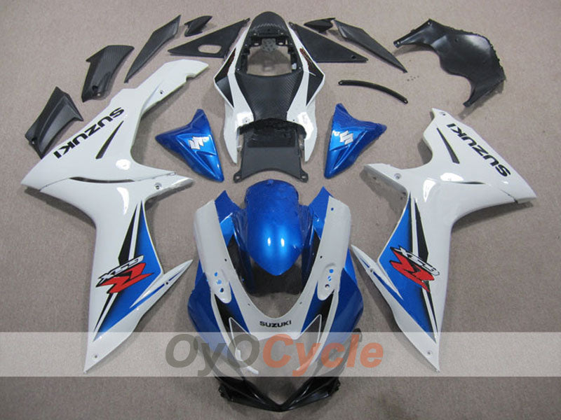 Einspritz-Verkleidungskit für GSX R750 11-26 - Blau, Weiß - Werksstil #OYO87901467 Hauptbild