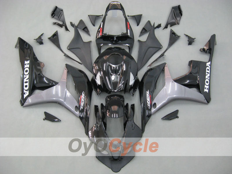 Einspritzverkleidungssatz für 07-08 CBR600RR - Schwarz, Grau - Werksstil #OYO87900420 Hauptbild
