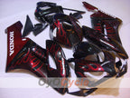 Einspritzverkleidungssatz für CBR1000RR 04-05 - Rot, Schwarz - Flame #OYO87900485