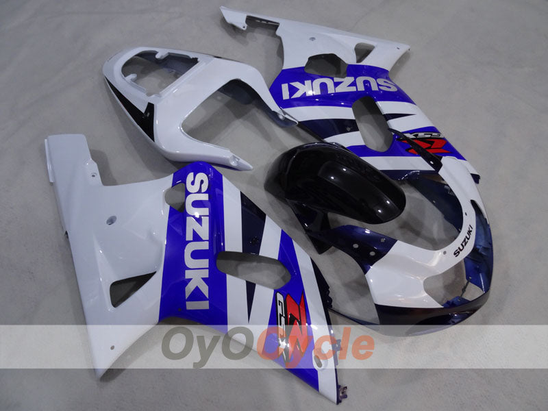 Einspritz-Verkleidungssatz für GSX R600, Baujahre 01-03 - Weiß, Schwarz - Werksstil #OYO87905120 Zweitbild