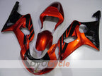 Spritzguss-Verkleidungssatz für 01-03 GSX R600 - Orange, Schwarz - Werksstil #OYO87901101