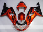 Spritzguss-Verkleidungssatz für 01-03 GSX R600 - Orange, Schwarz - Werksstil #OYO87901101