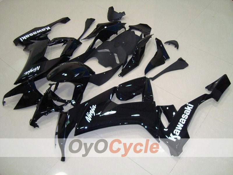 Verkleidungssatz für Einspritzmodelle der NINJA ZX-10R 08-10 - Schwarz - Werksstil #OYO87901645 Hauptbild
