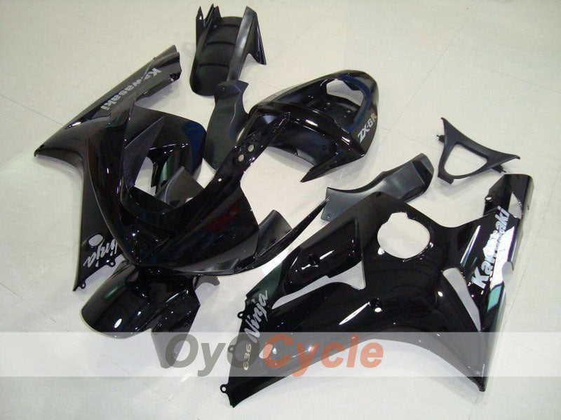 Verkleidungssatz im Spritzgussverfahren für NINJA ZX-6R 03-04 - Schwarz - Werksstil #OYO87901782