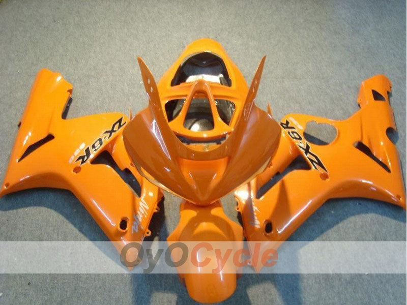 Verkleidungssatz im Spritzgussverfahren für NINJA ZX-6R 03-04 - Orange - Werksstil #OYO87901787 Hauptbild