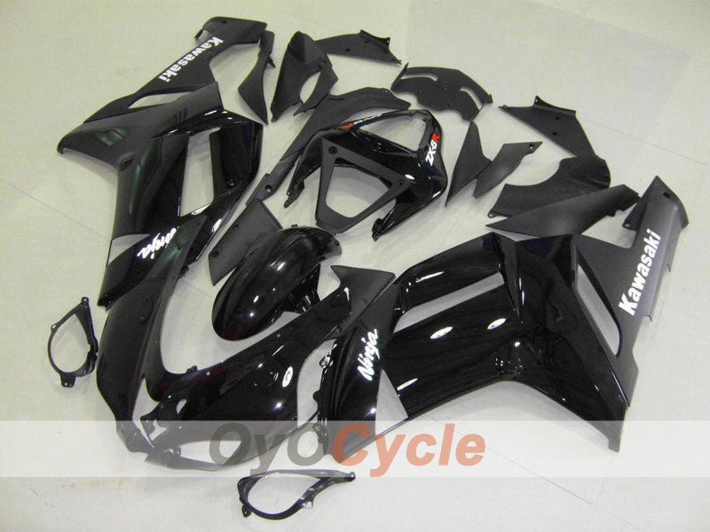 Verkleidungssatz für Einspritzmodelle, 07-08 NINJA ZX-6R - Schwarz - Werksstil #OYO87901929 Hauptbild