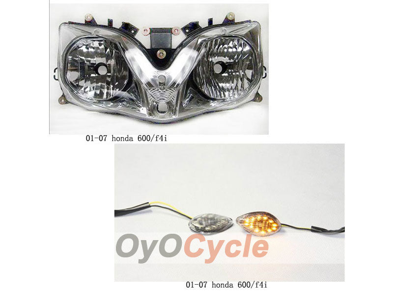 LED-Blinkerabdeckung für Honda 2001-2007 CBR600F4i #OYO87903831